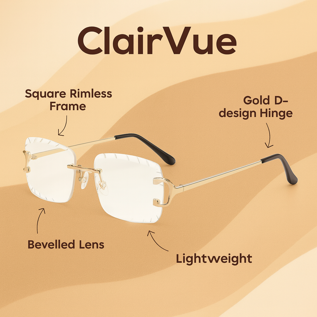 Lunettes sans monture