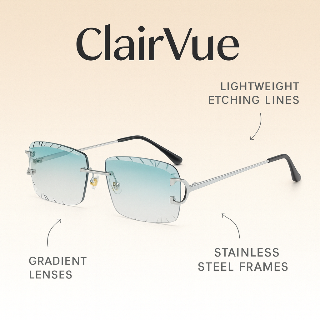 Lunettes sans monture