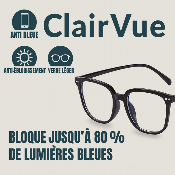 Lunettes anti lumière bleu