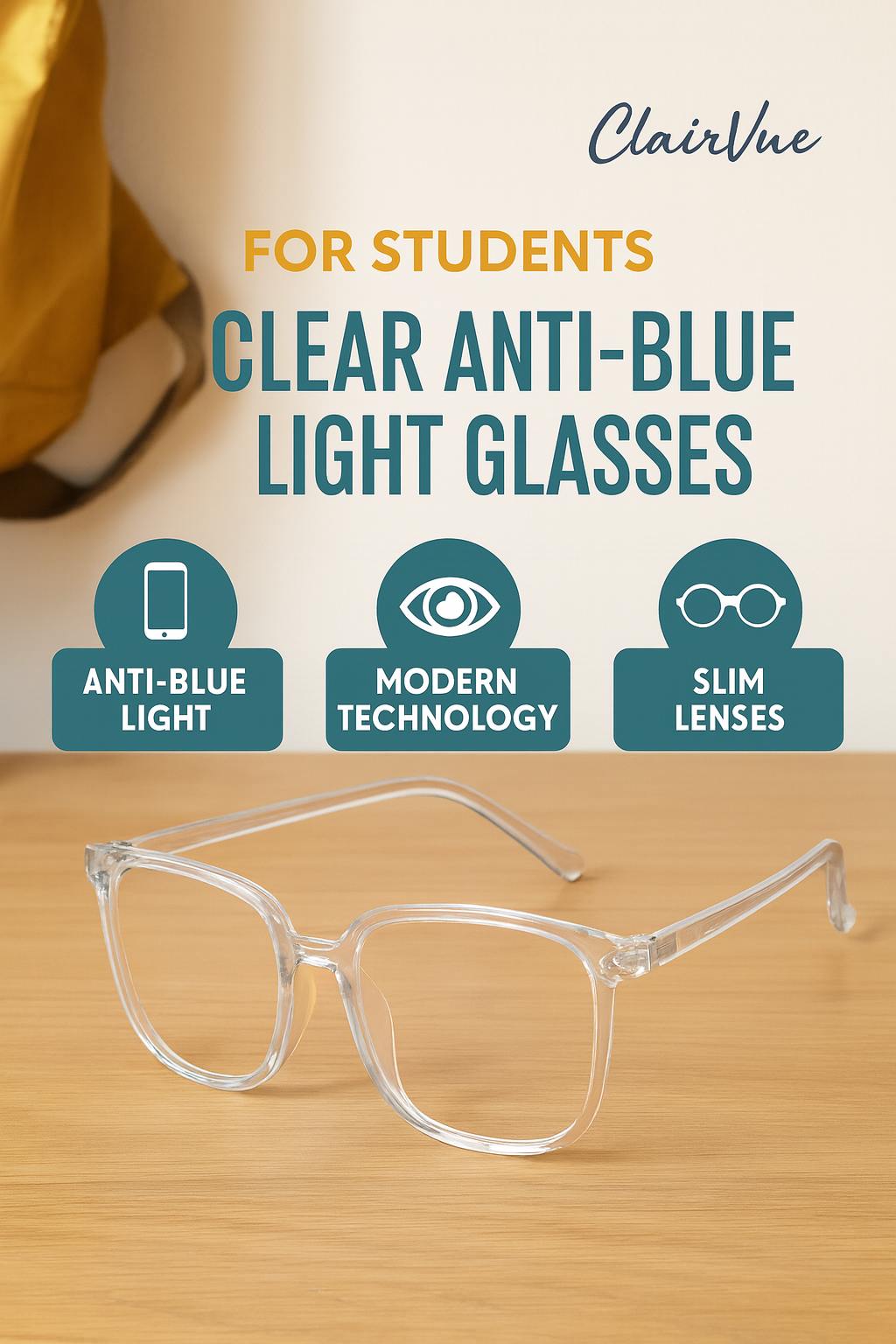 Lunettes anti lumière bleu 0 -0.5 -1.0 -1.5 -2.0 -2.5 -3.0 -4.0 -4.5 -5.0 -5.5 -6.0