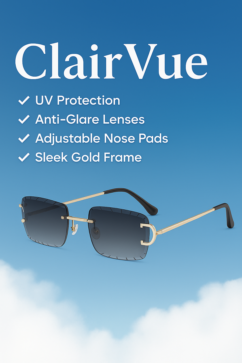 Lunettes sans monture