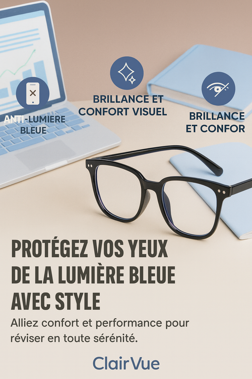 Lunettes anti lumière bleu